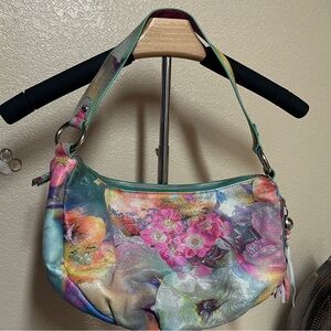 HOBO Floral Multi-Color Leather Women's Bag
